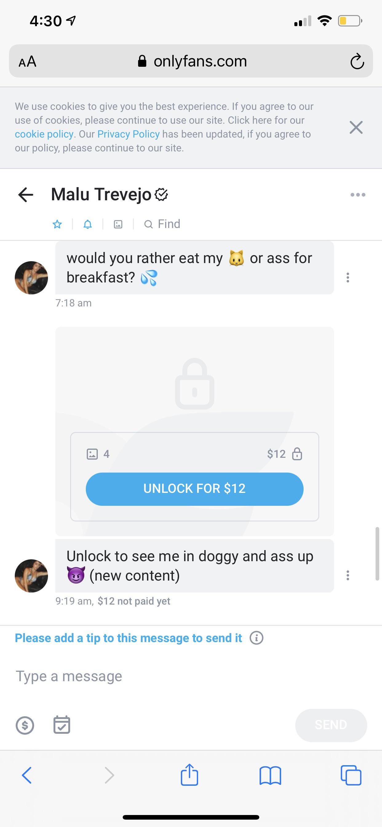 malu is the biggest scam ever. Don’t have an onlyfans if you aren’t(04)