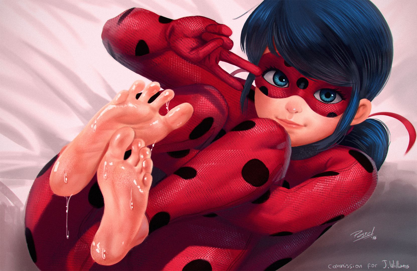 Marinette/Ladybug feet is something I need in my life.