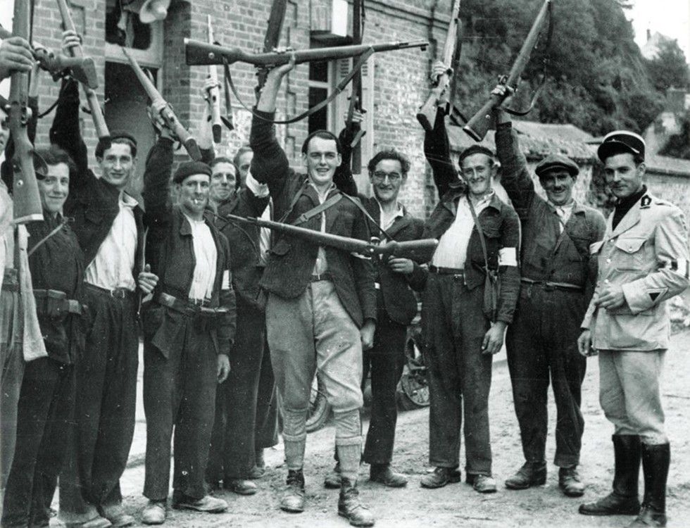 France Partisans Members of the French Resistance. 1944. | Scrolller