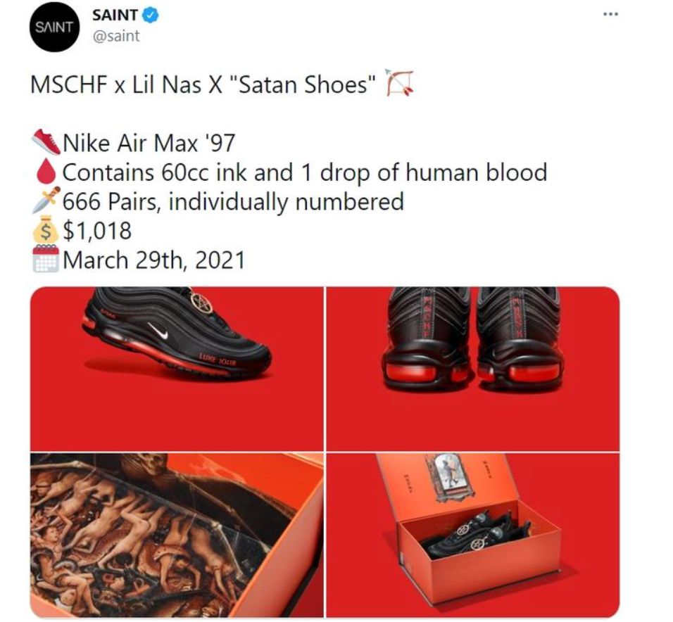 lil nas x montero shoes