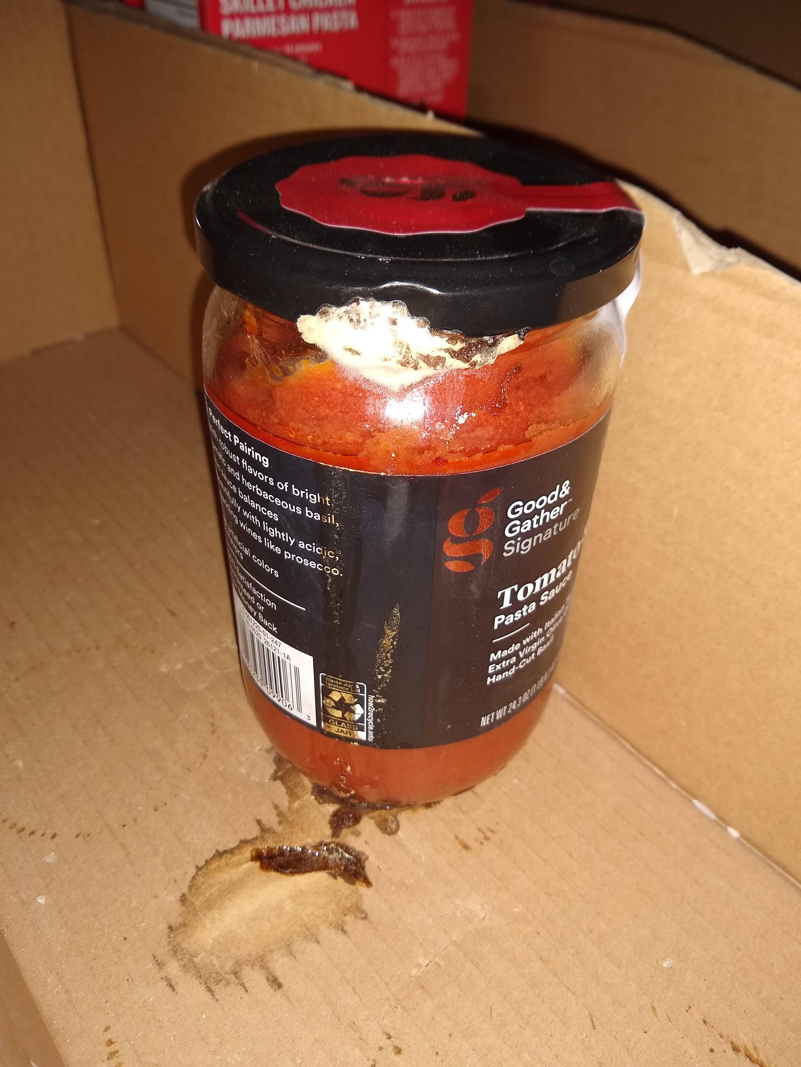 Moldy tomato sauce at work Scrolller
