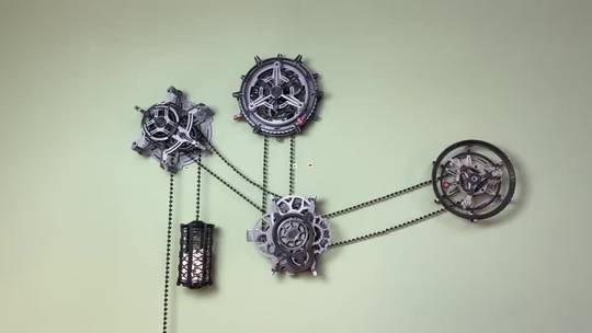 My 3D-printed skeleton tourbillon clock project (work in progress). The ...