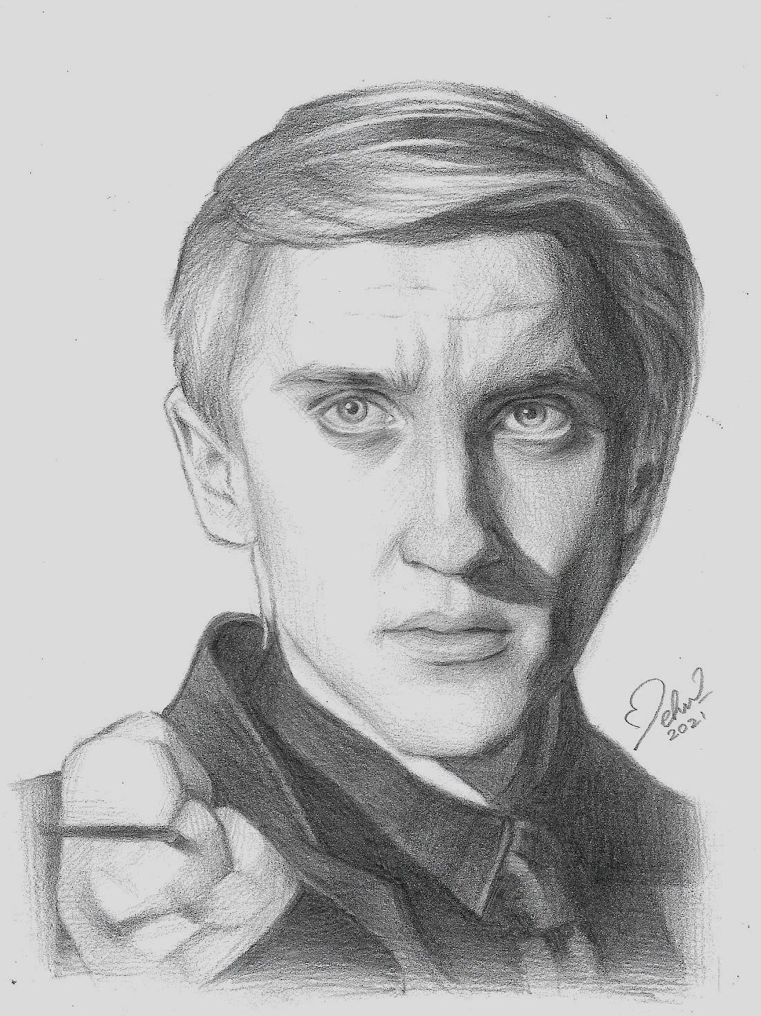 My drawing of Malfoy.. Draco Malfoy | Scrolller