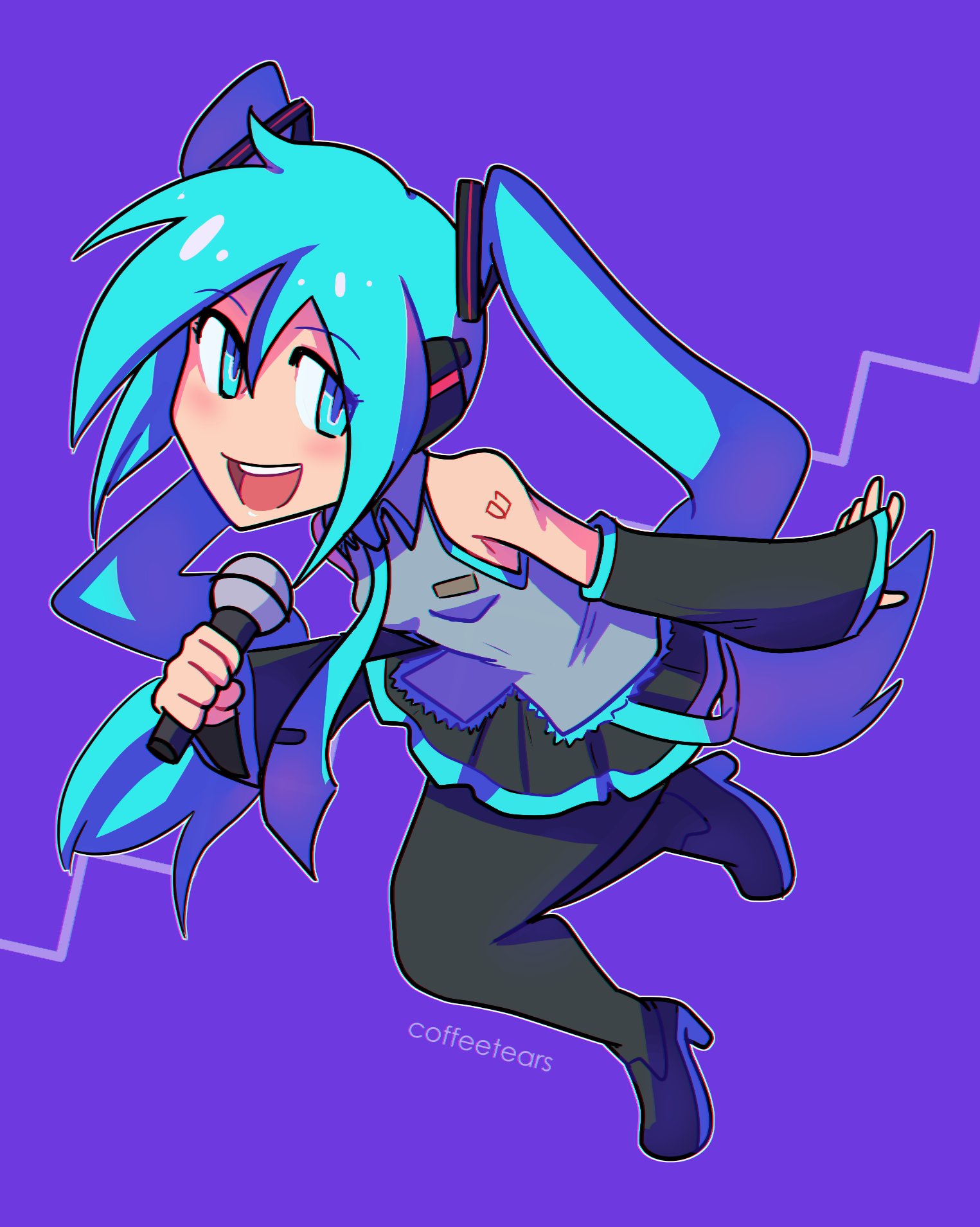 My fan art of Miku | Scrolller