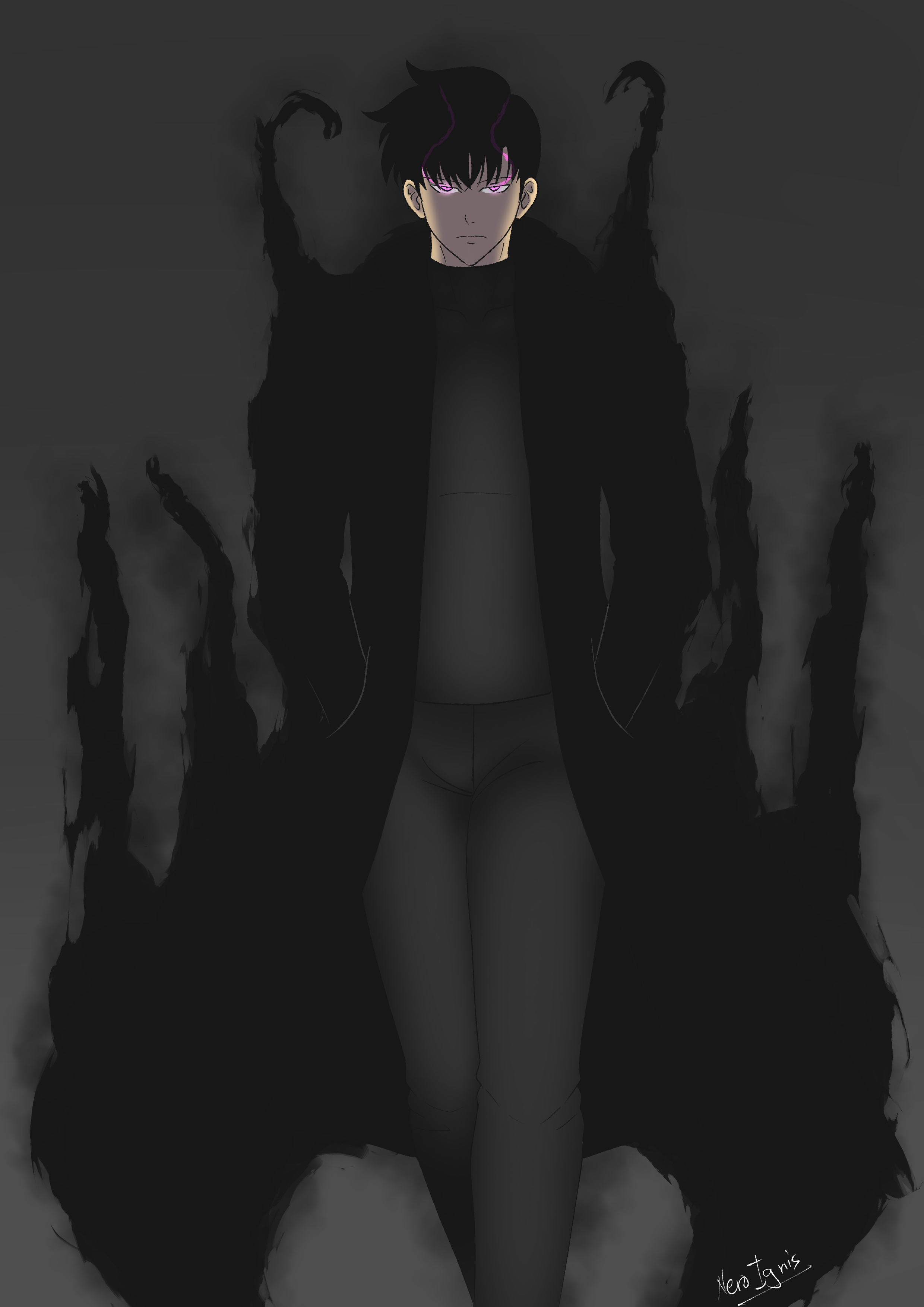 My fan art of Sung Jin-Woo! | Scrolller