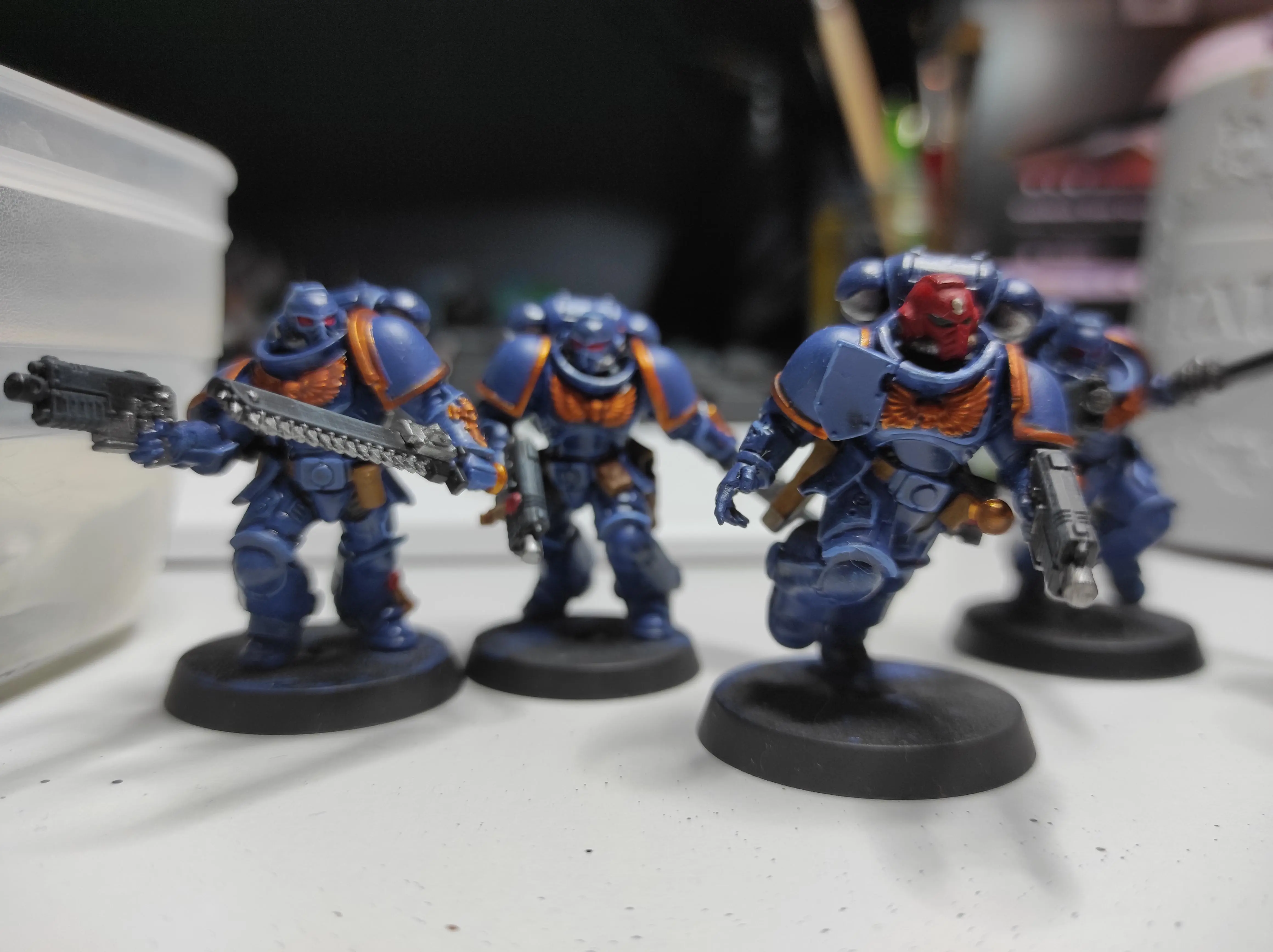 My first ever miniatures are almost done. Im not super happy with them ...