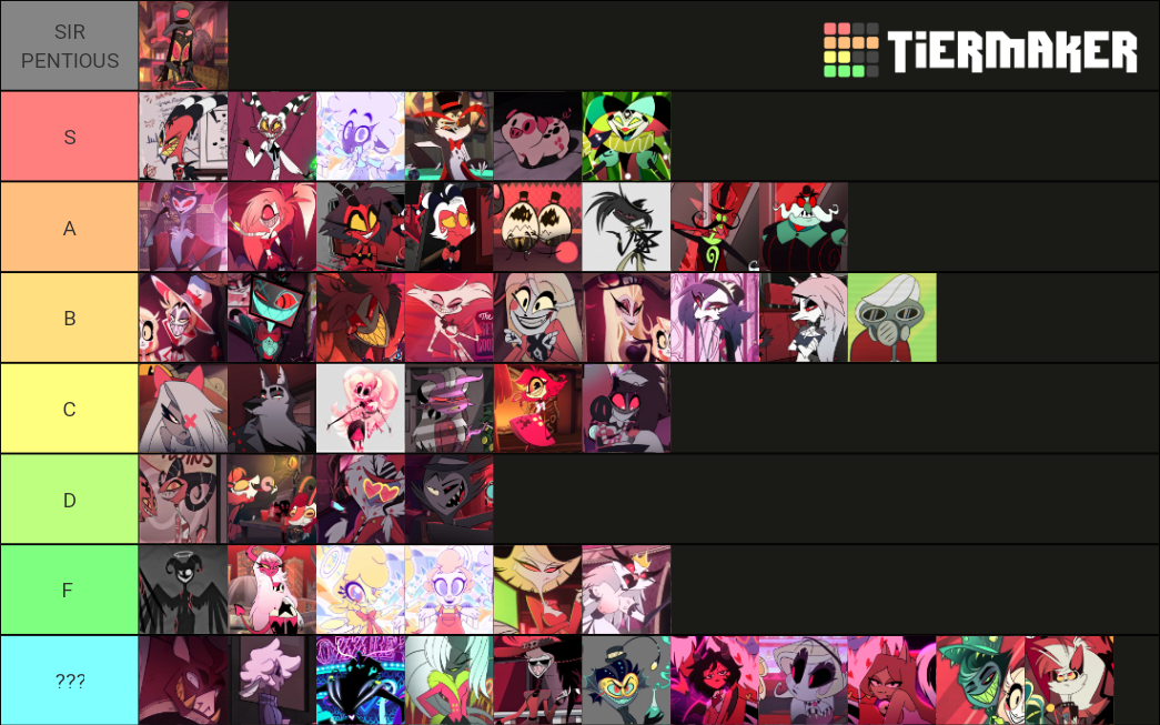 My Tier List Of Hazbin Helluva Characters Scrolller Hot Sex Picture