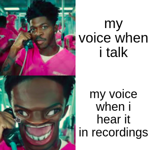 my voice sounds like a choking duck in recordings | Scrolller