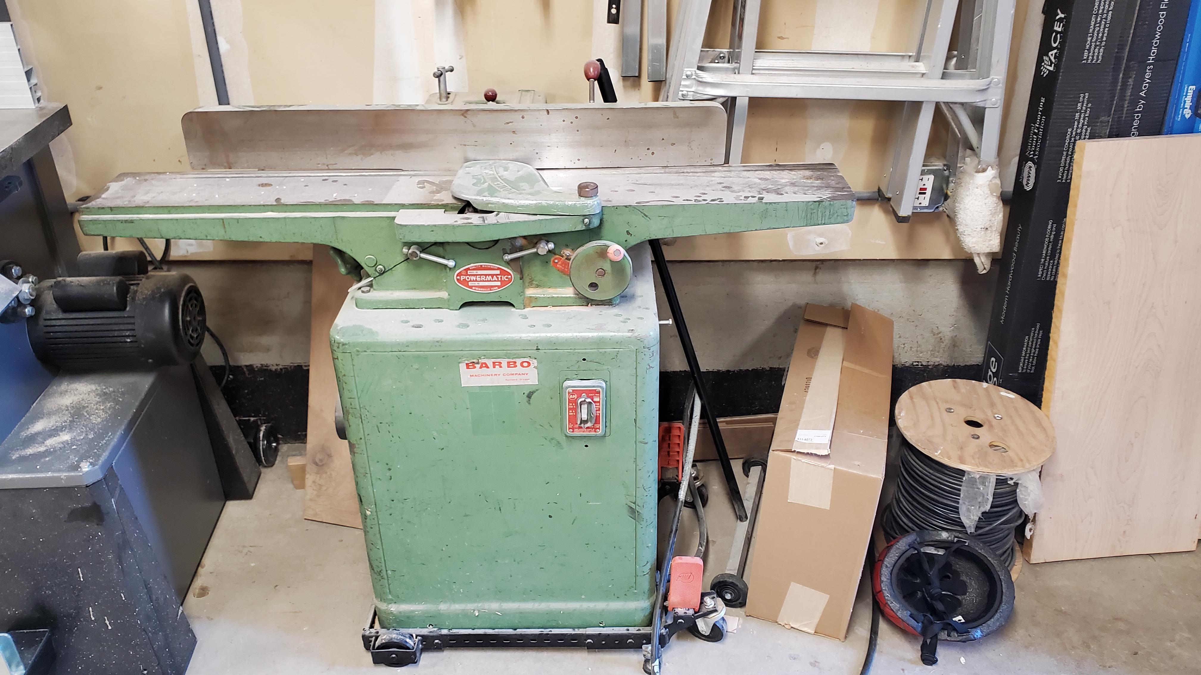 Need Help Tuning Old Powermatic Jointer Model 50 Scrolller