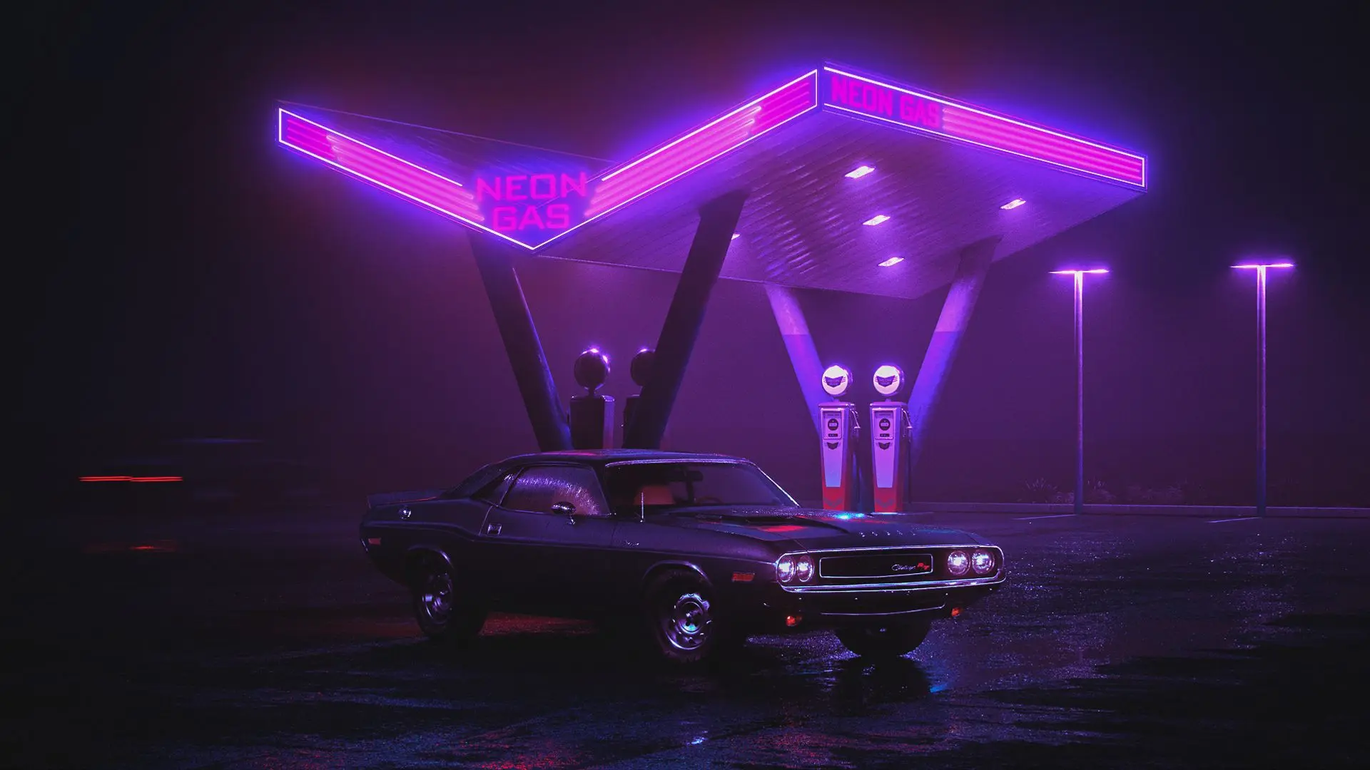 Neon Gas [1920x1080] | Scrolller