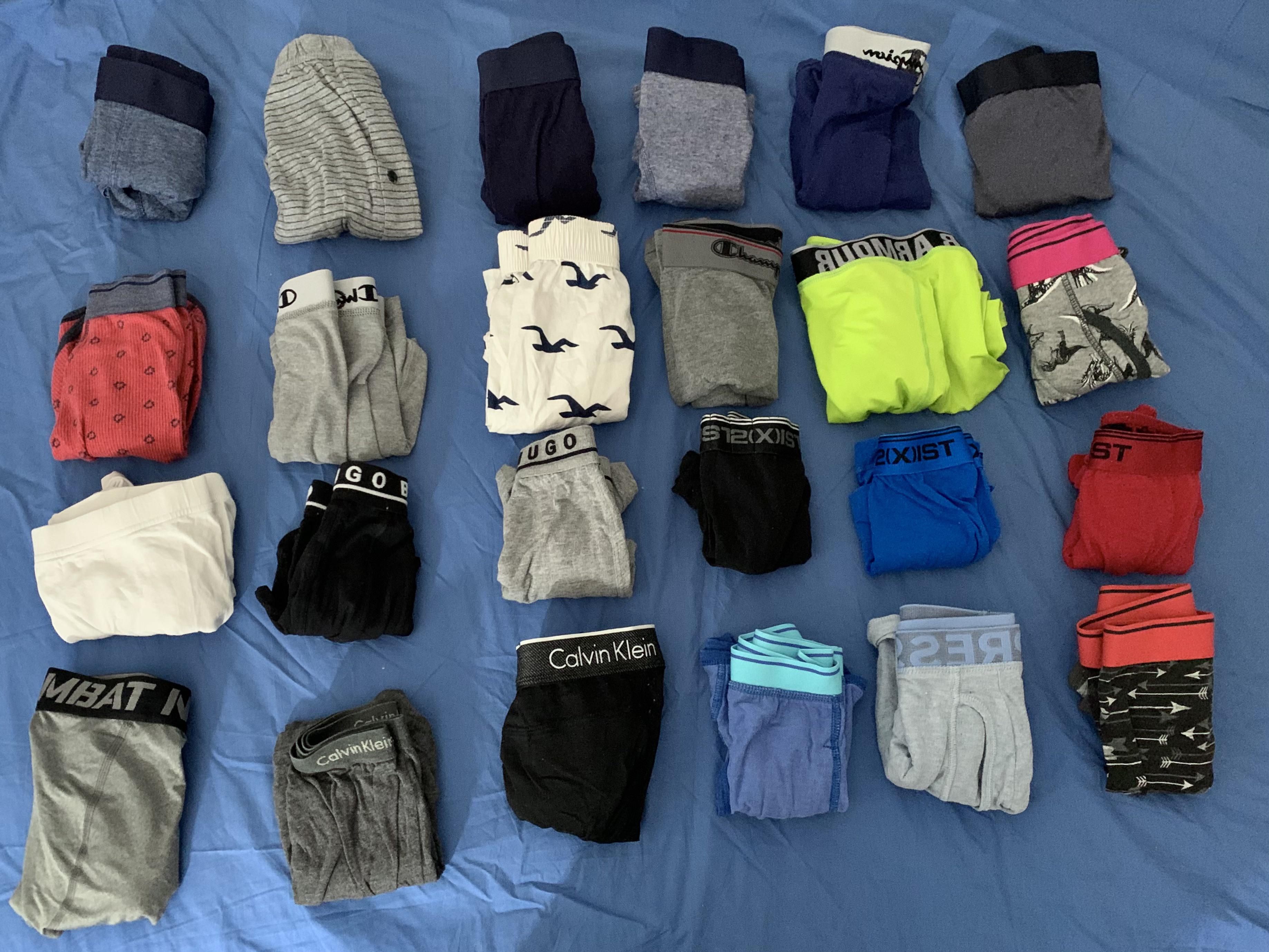New seller [25], all my gym undies including Calvin Klein, Hugo Boss
