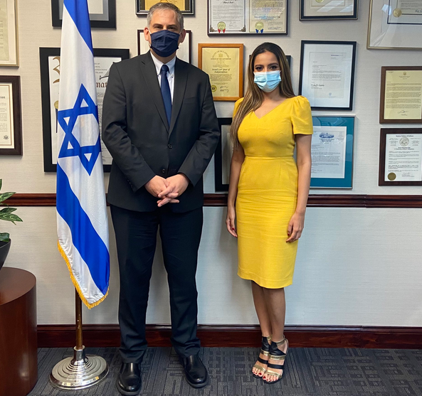 Ny Rep Rajkumar New York Assemblywoman, Jenifer Rajkumar, meeting at the Israeli ...