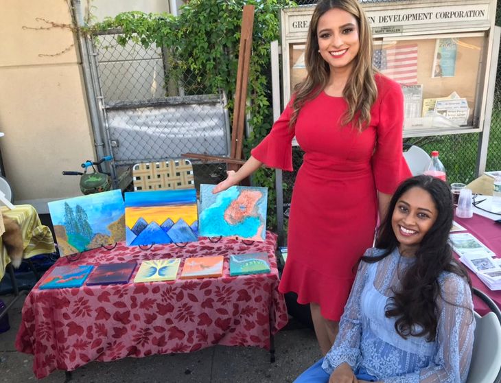 New York assemblywoman, Jenifer Rajkumar's body is the real work of art