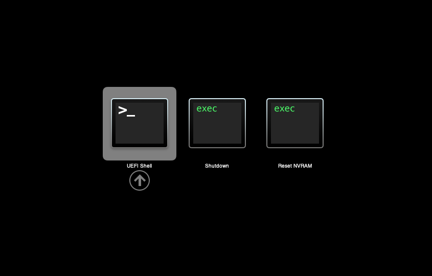No install disk option in opencore scrolller