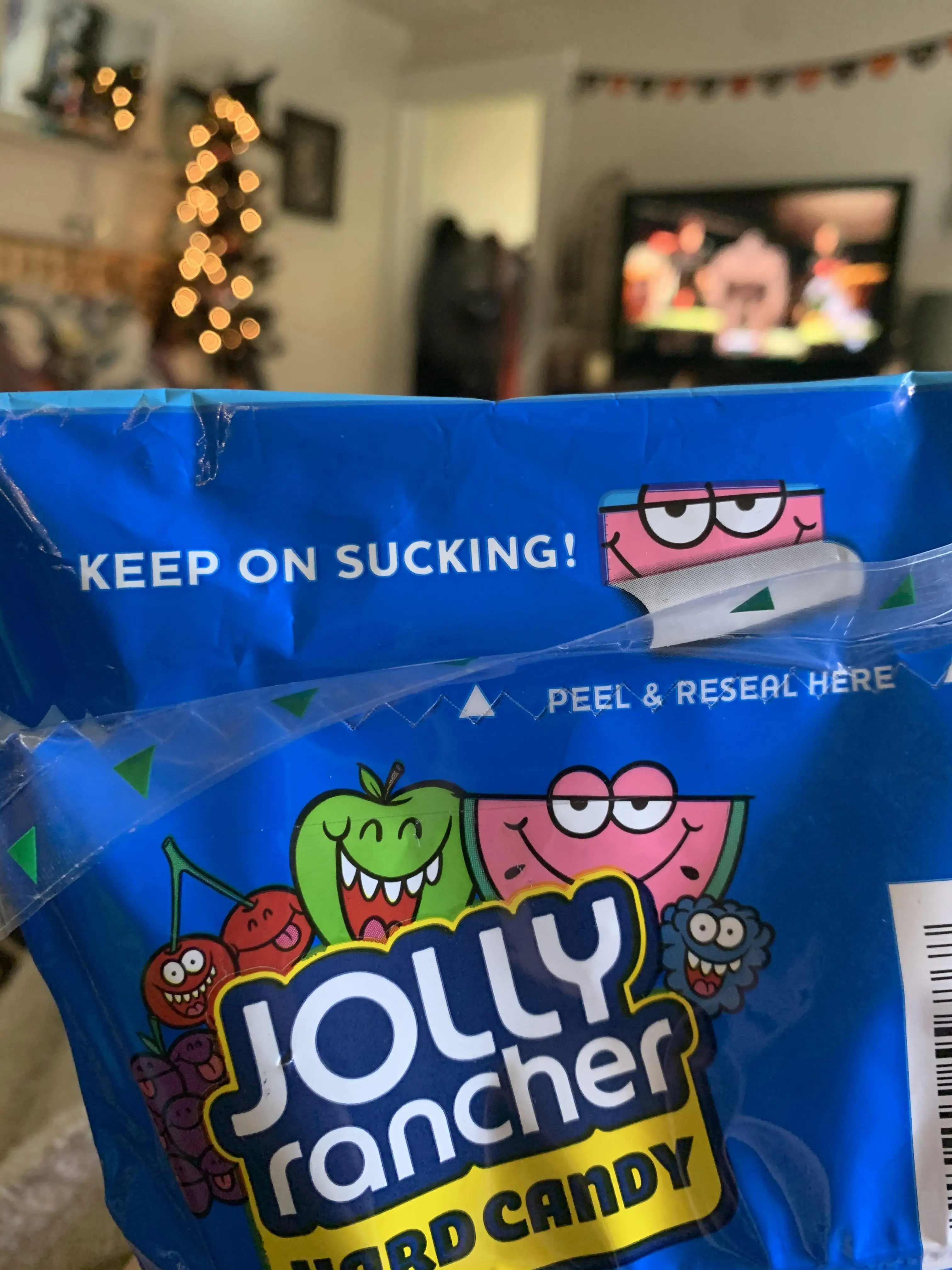 Opening my jolly ranchers when suddenly.. | Scrolller