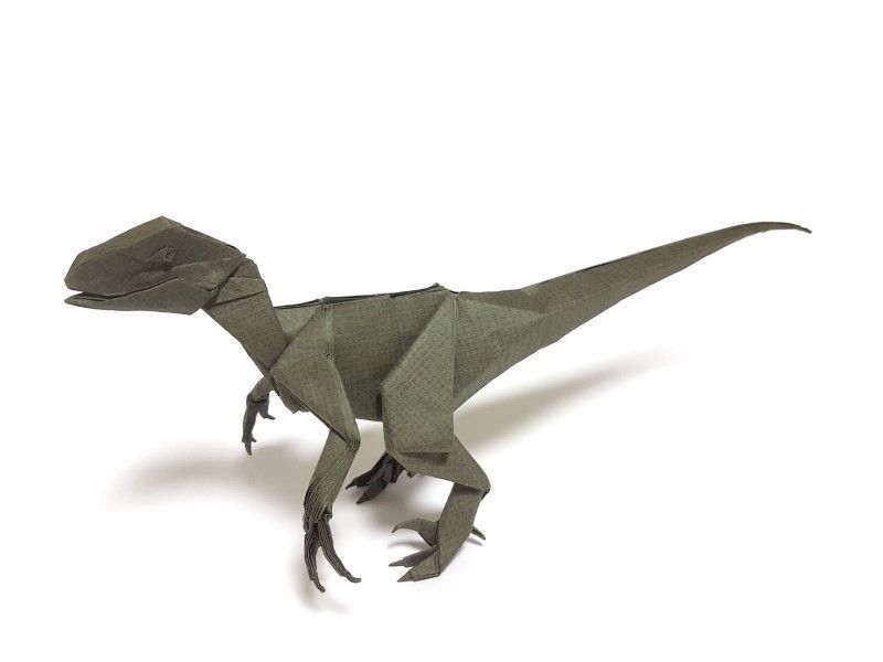 Origami velociraptor.I named it a Clever girl. | Scrolller