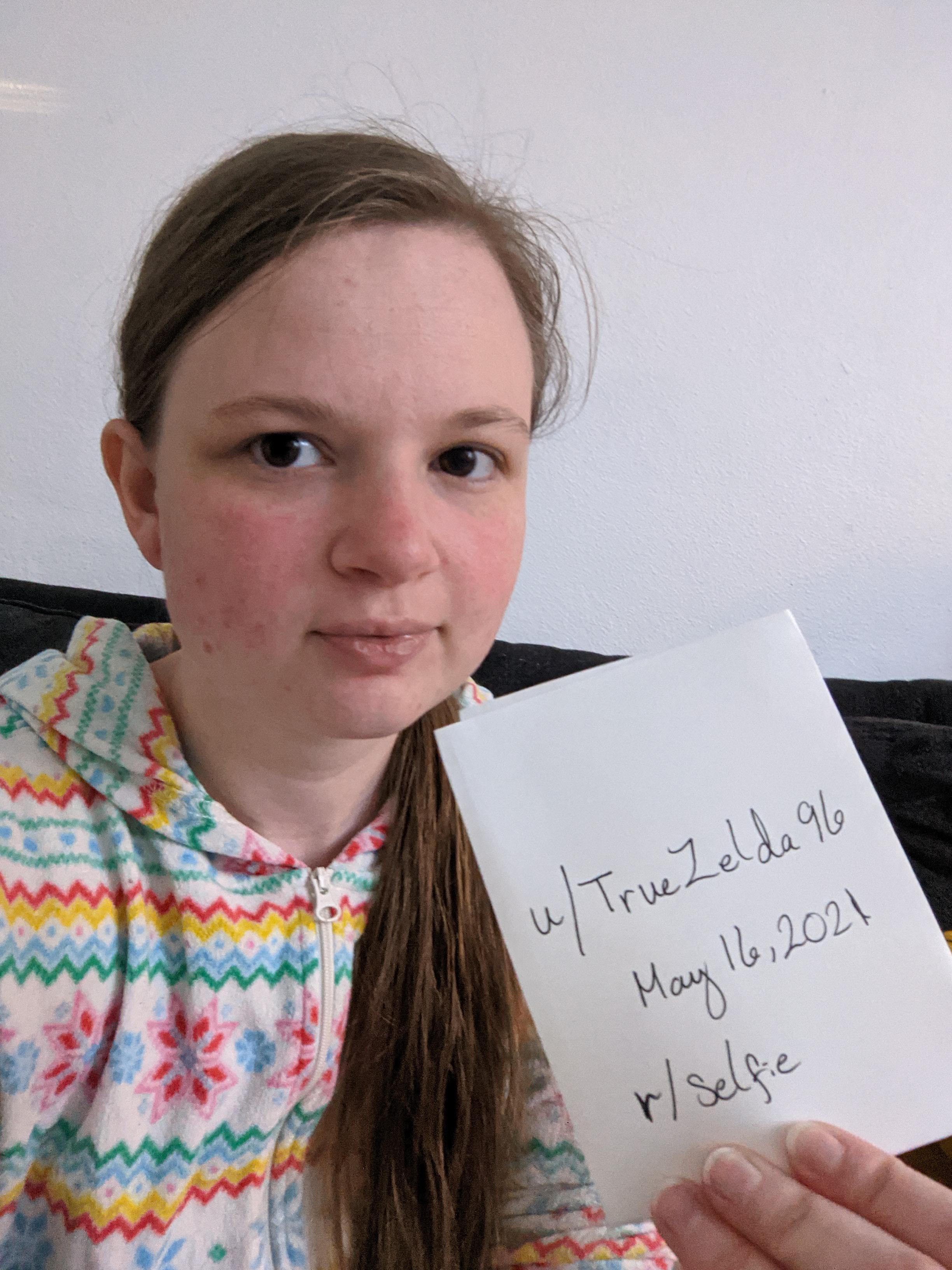 [Over 18] Wet hair don't care verification selfie. Took a four-mile