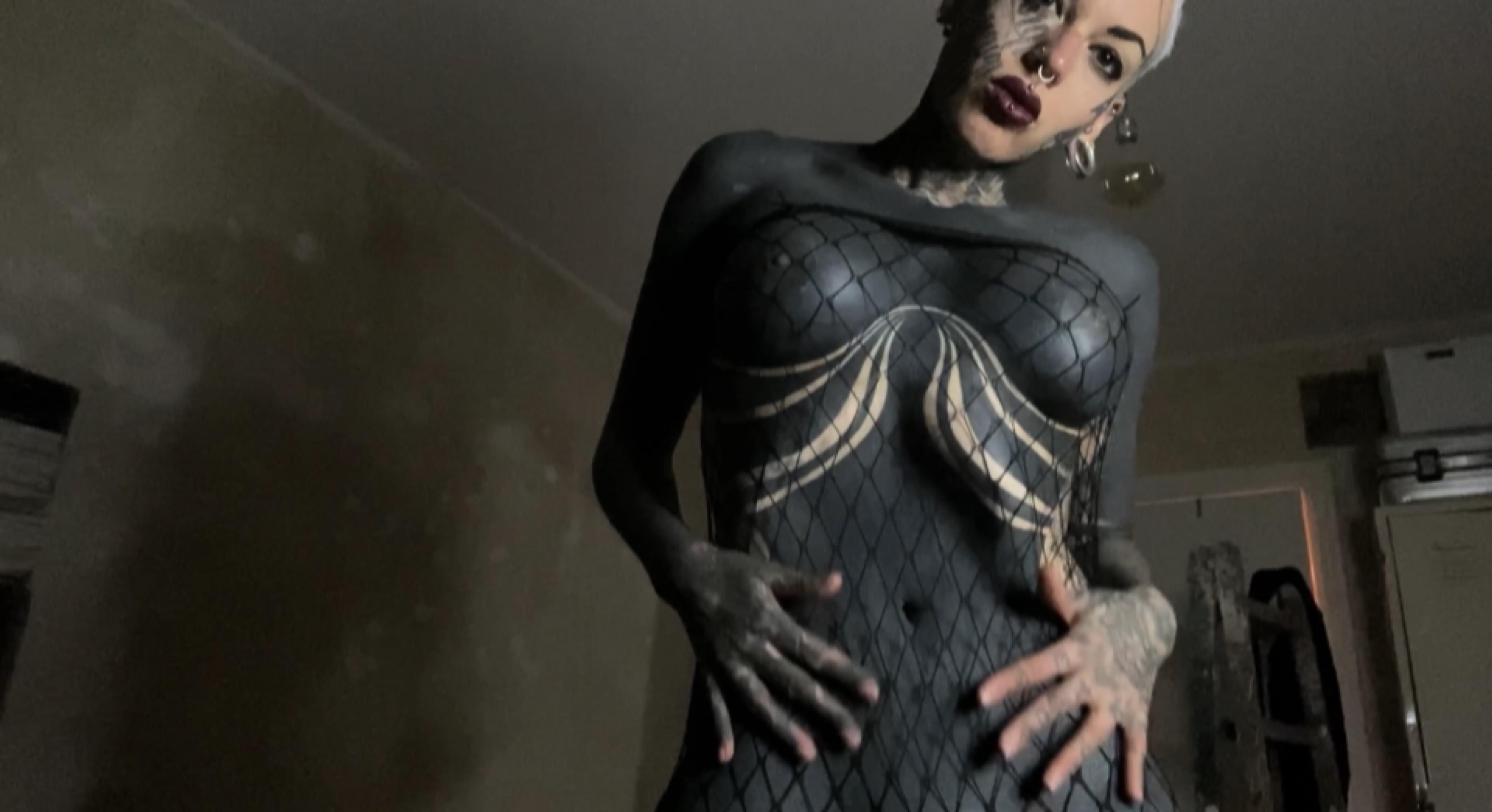 She tantalizes in a scantily-clad attire her form nevertheless a magnet for desire