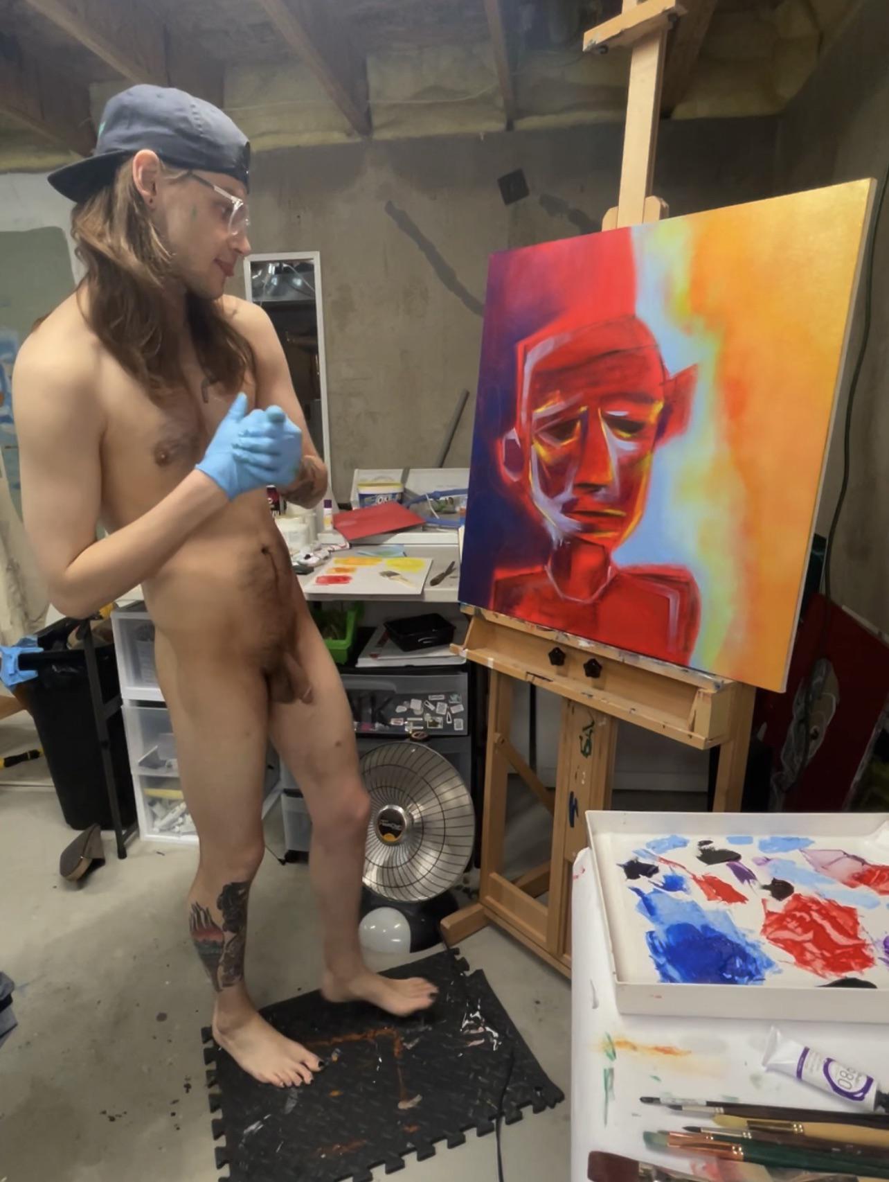 Painting Naked Less Mess Scrolller