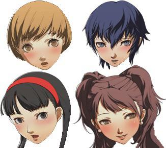 Persona 4 Waifus Blushing Scrolller