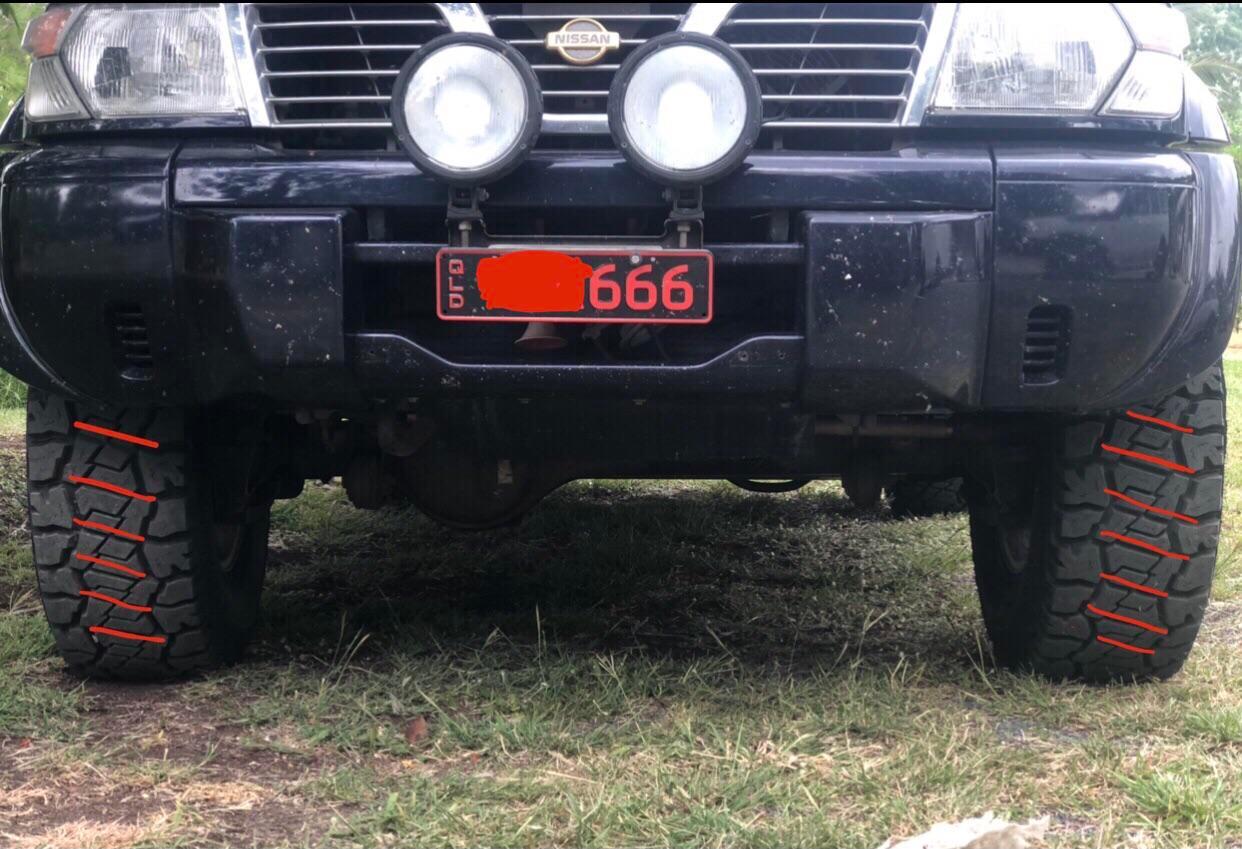 Please help my nissan patrol pulls hard to one side because the