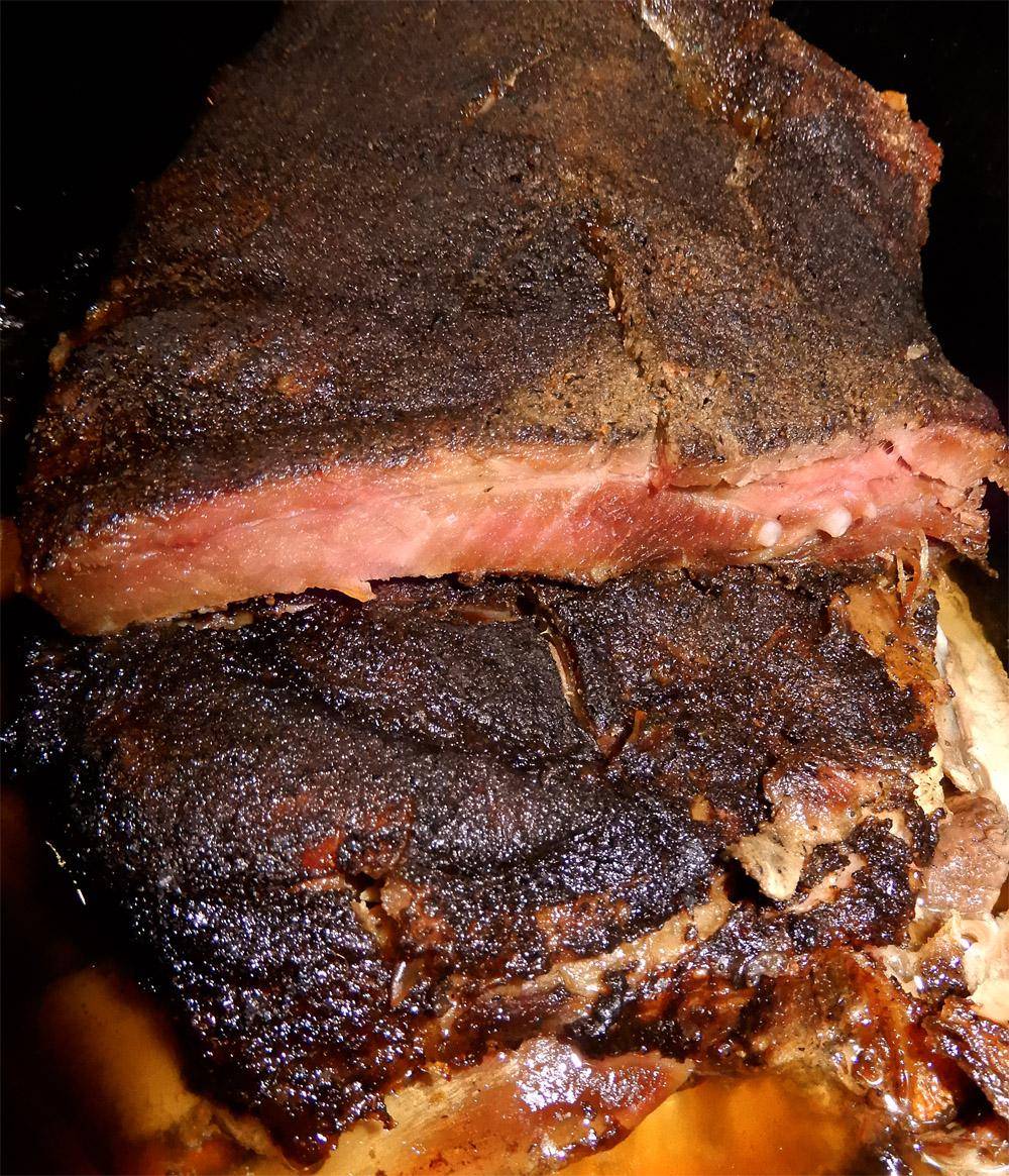 Pork Ribs A La Crock Pot using Dry Rub Scrolller