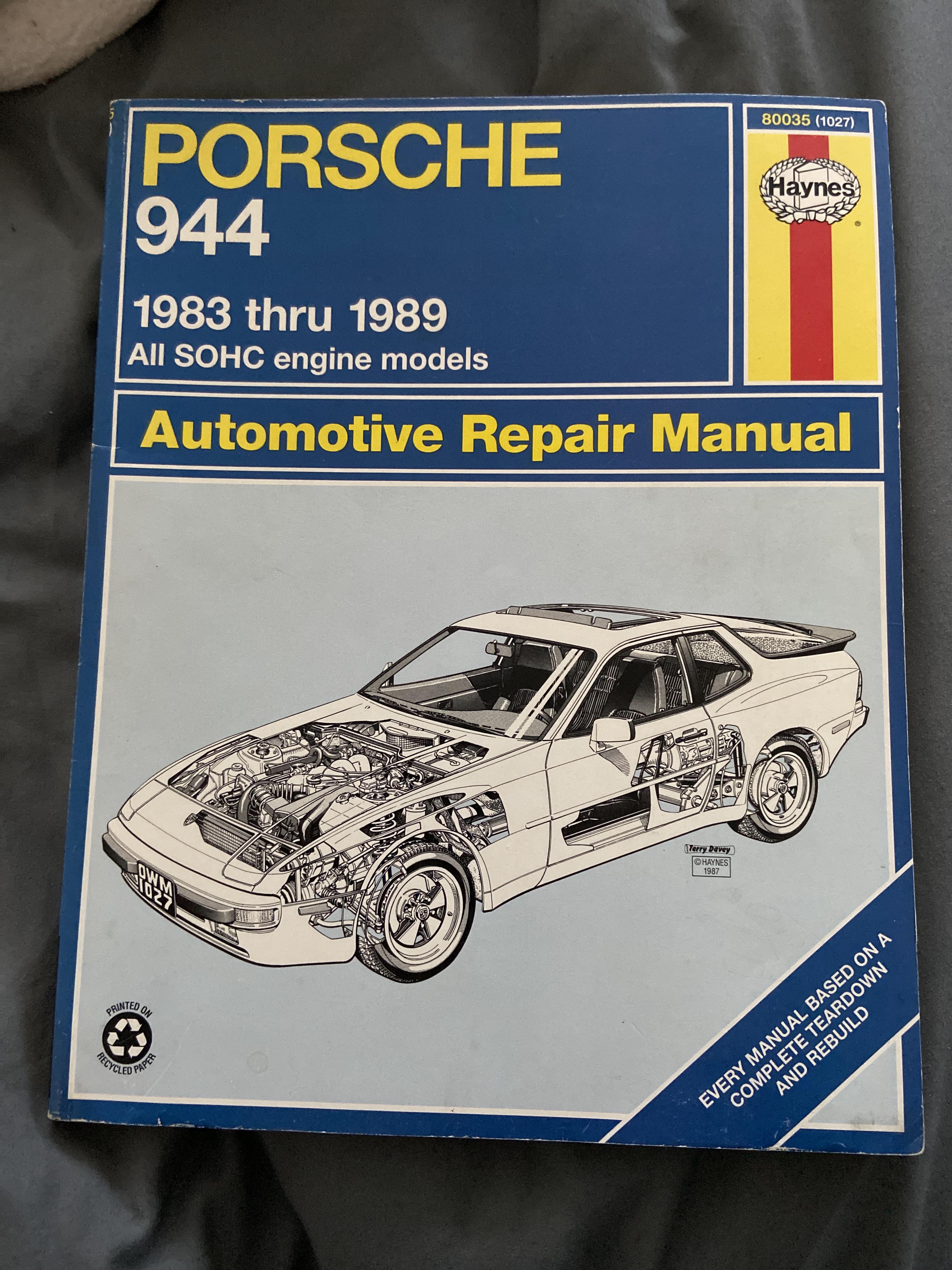 Porsche 944 automatice repair manual Scrolller