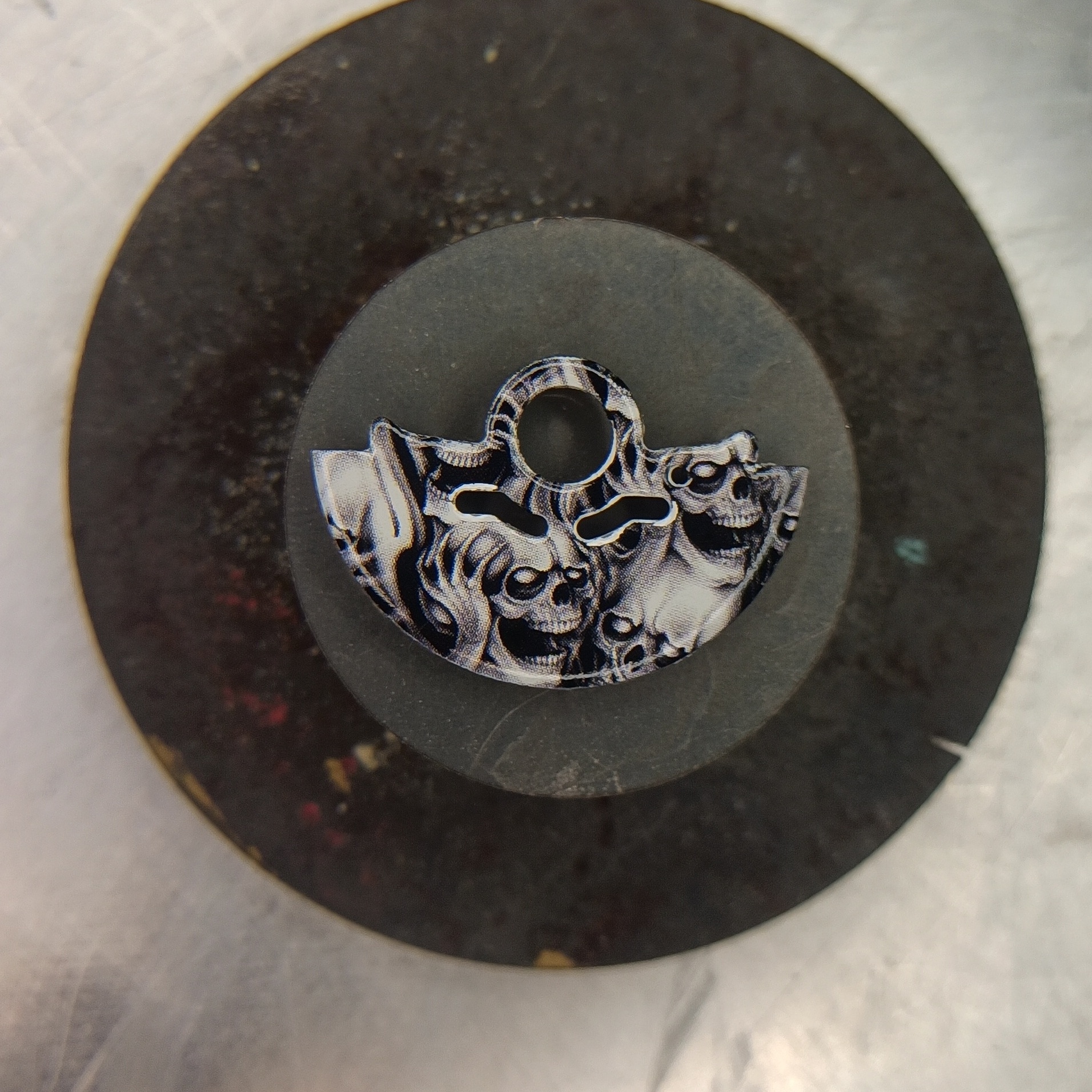 Printing on rotor is most difficult, one out of four attempts actually ...