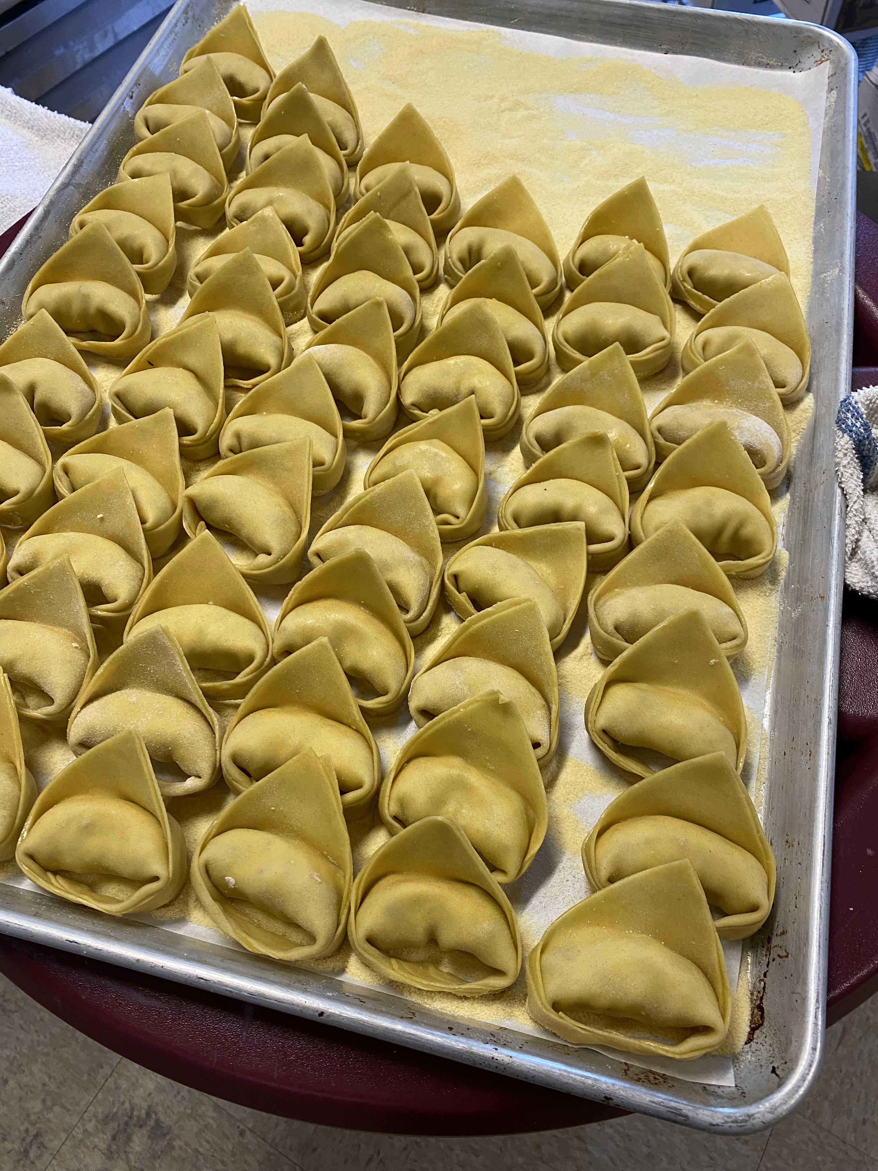 [Pro/Chef] Homemade ricotta and parmesan filled agnolotti | Scrolller