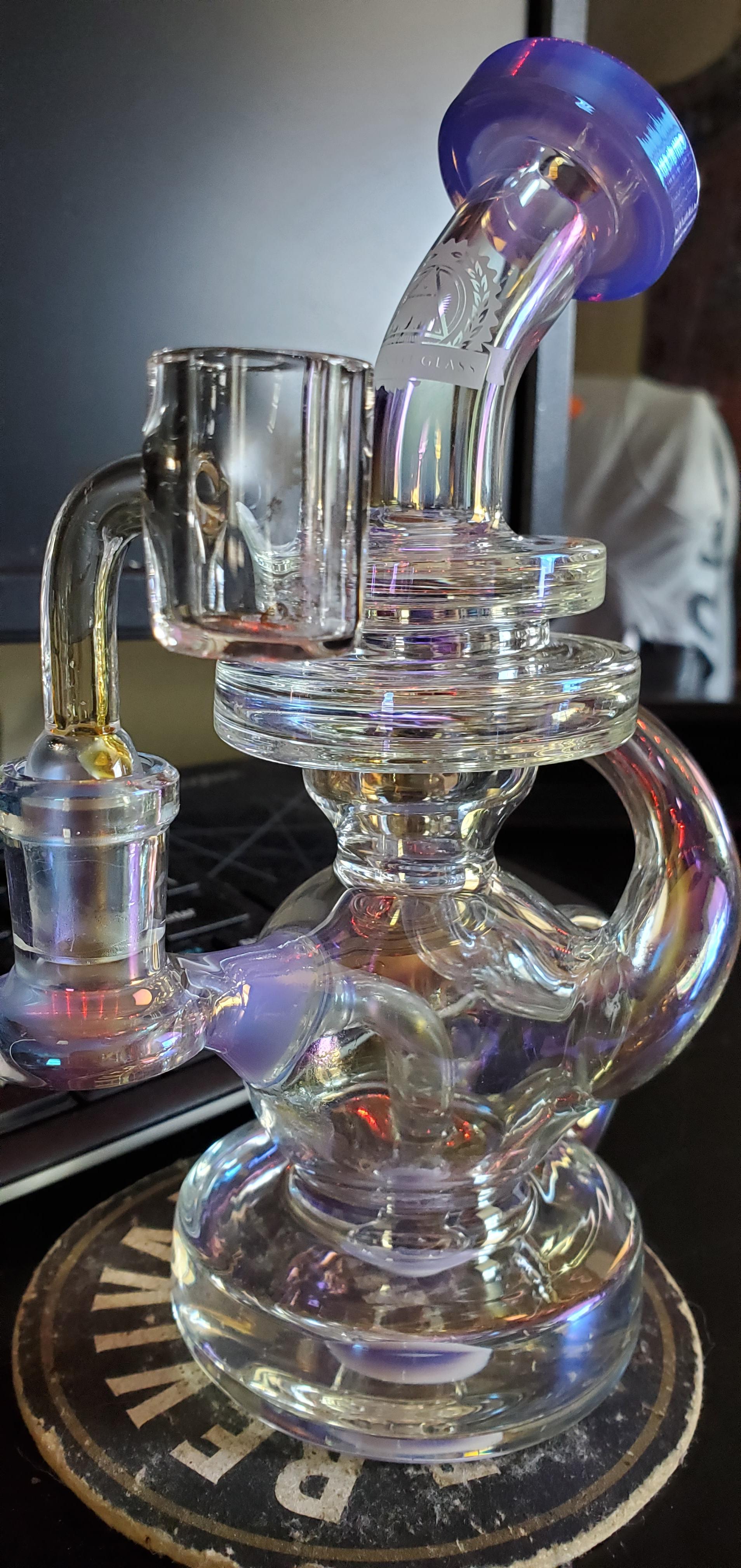 Purple Recycler w/UV reactive glass By Illuminate | Scrolller
