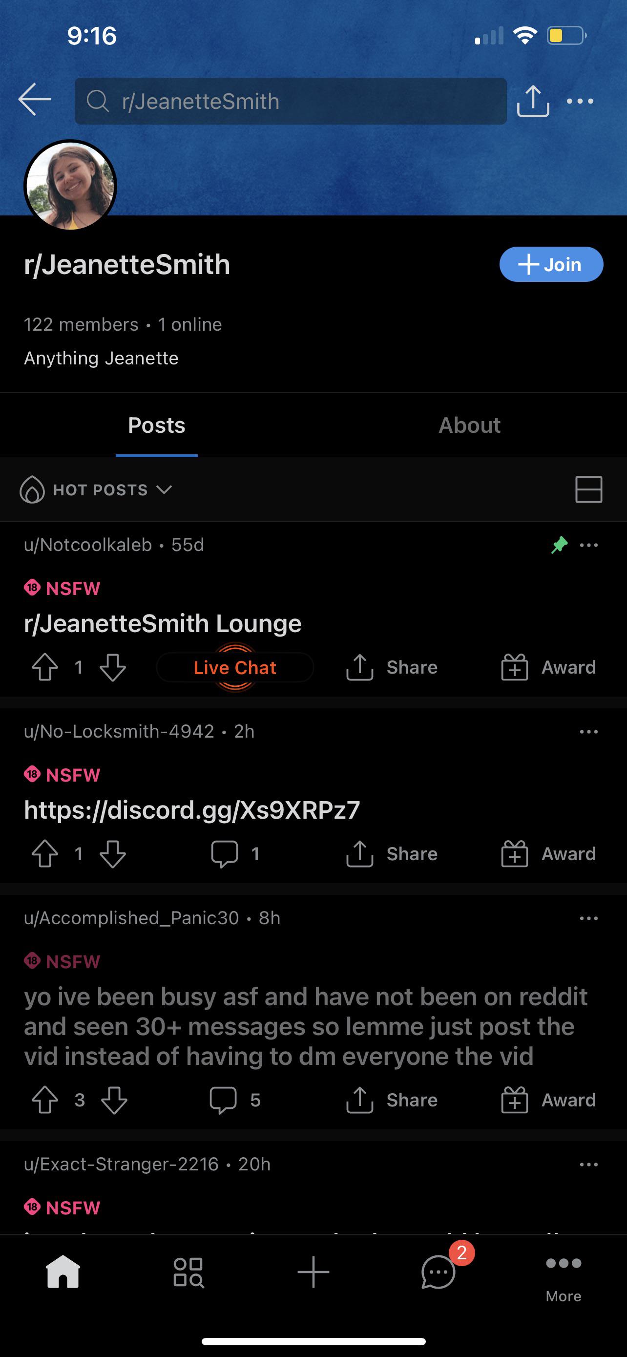 Jeanettesmith- she’s 16 Scrolller