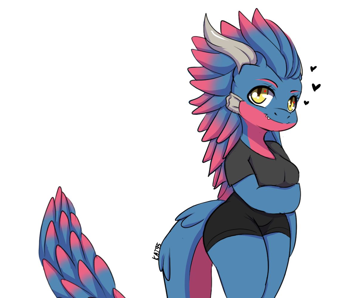 Raptor Girl Commission (Art: me) | Scrolller