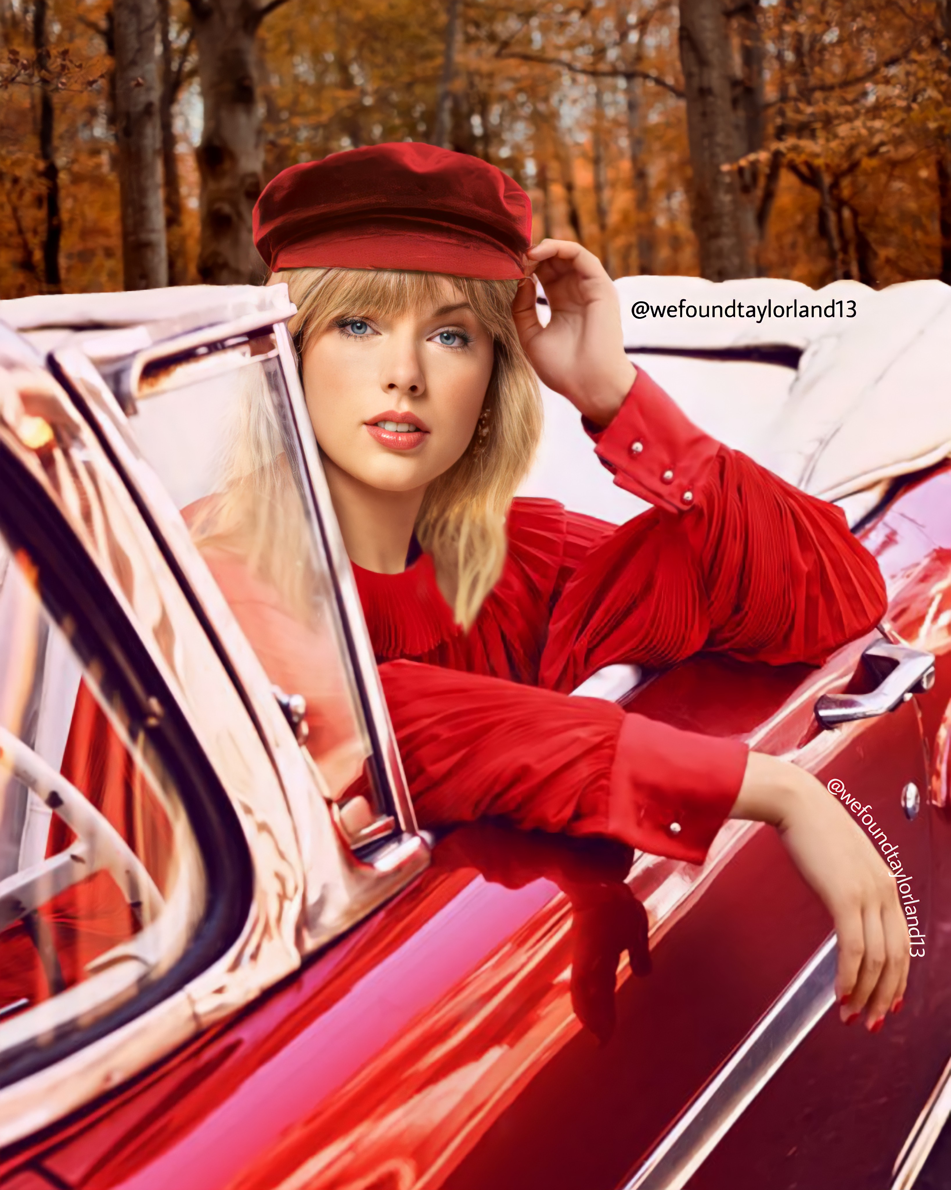 RED Taylor's version fan-made photoshoot edit by ME! 😂 ️ | Scrolller
