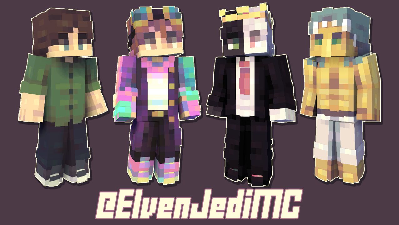 Remade some Dream SMP skins, + Karl's time travel skin from Tales of the SMP! Scrolller