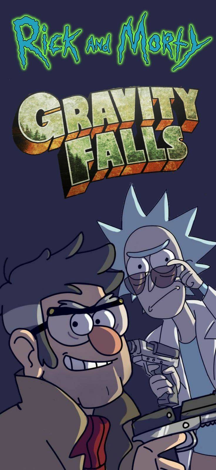 Rick and Morty X Gravity falls Scrolller