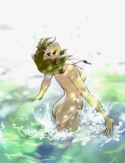 San in the Spirit Forest waters (Unknown) [Princess Mononoke] | Scrolller