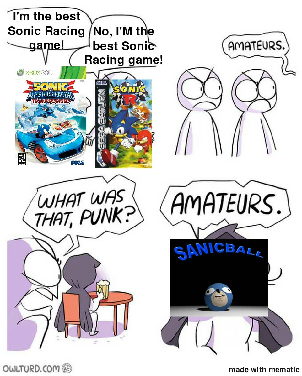 Sanic ball should be the next popular game because of its online racing ...