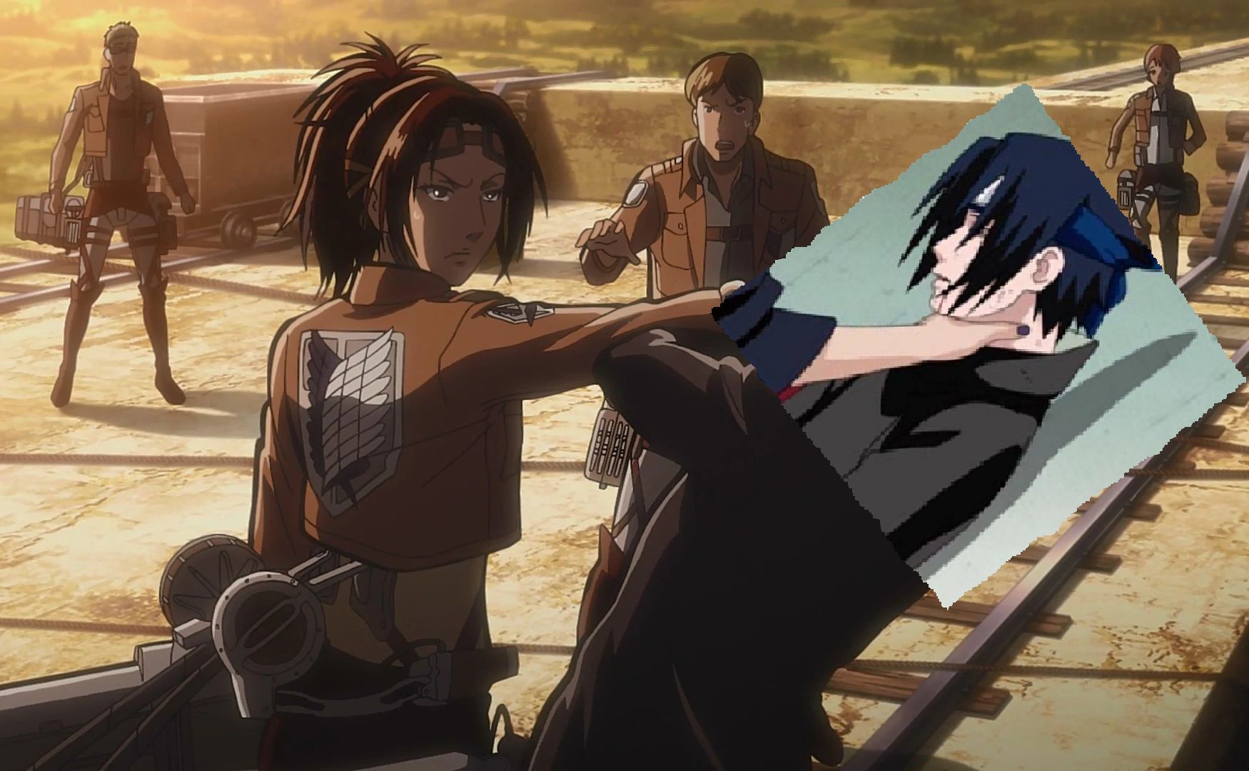 Sasuke...Why are there titans in the walls? Scrolller