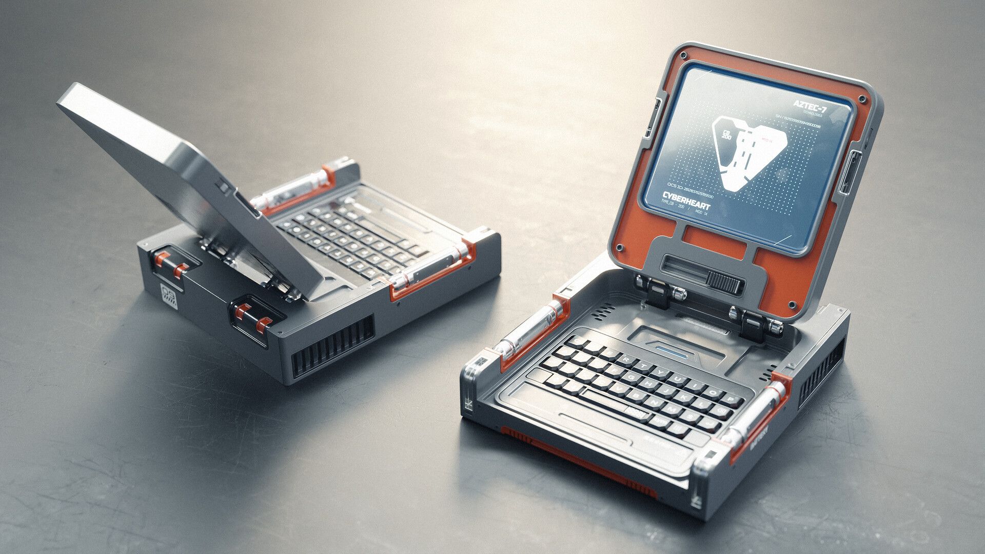 Sci-Fi Handheld Computer Device by Rachel Frick | Scrolller