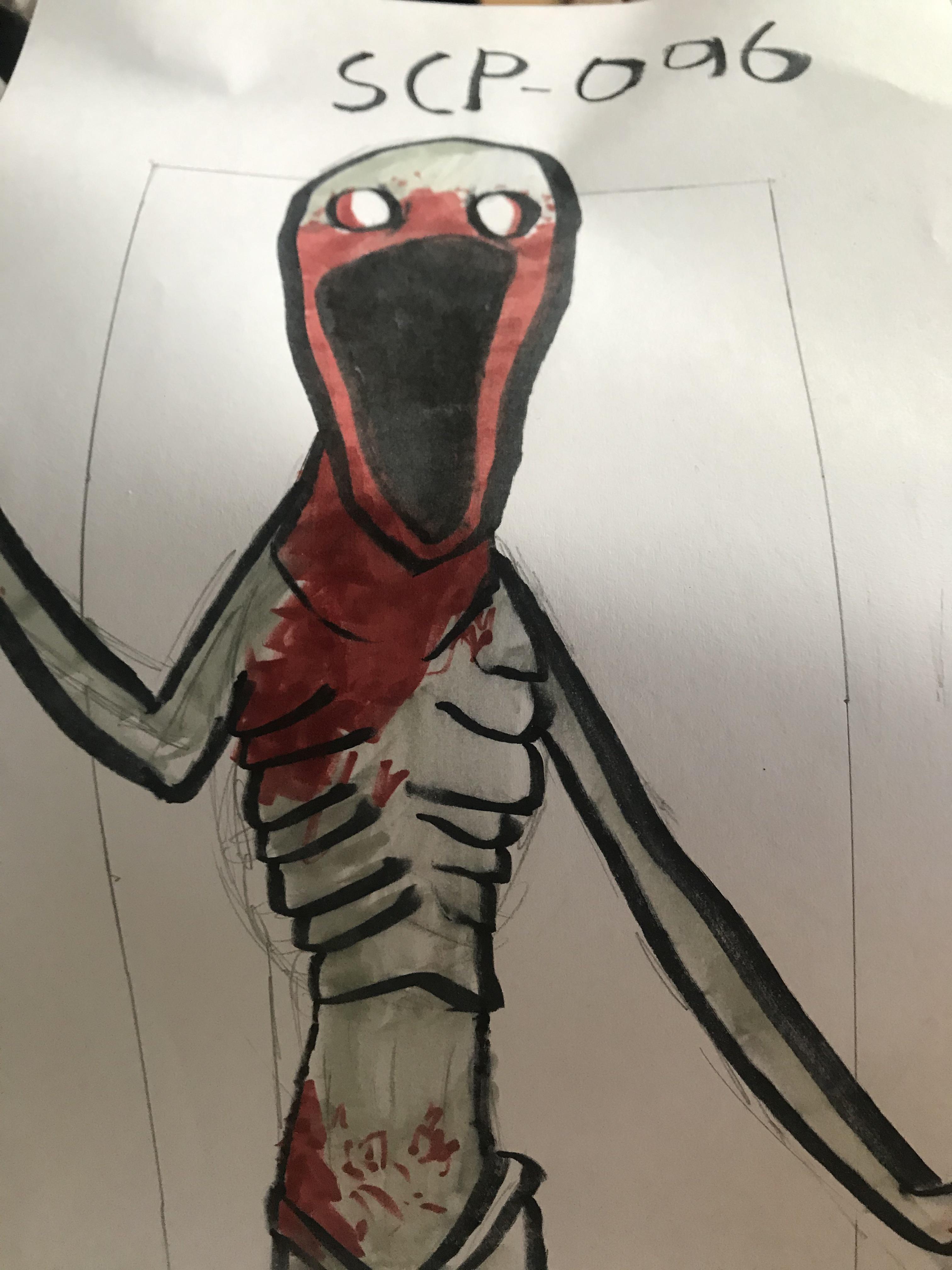 SCP-096 drawing I made | Scrolller