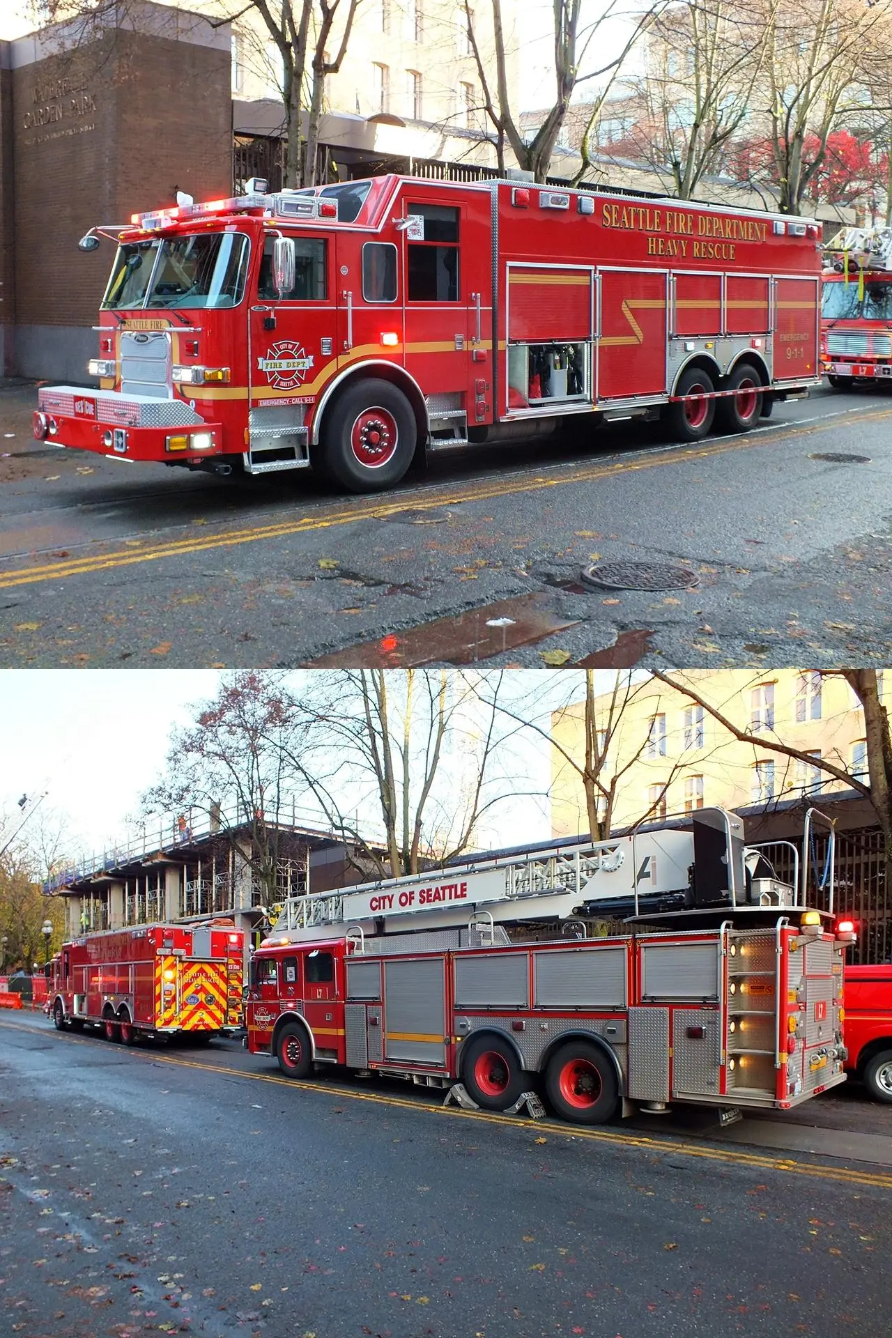 Seattle FD Rescue 1 & Rescue 1A (formerly Ladder 7)--details in ...