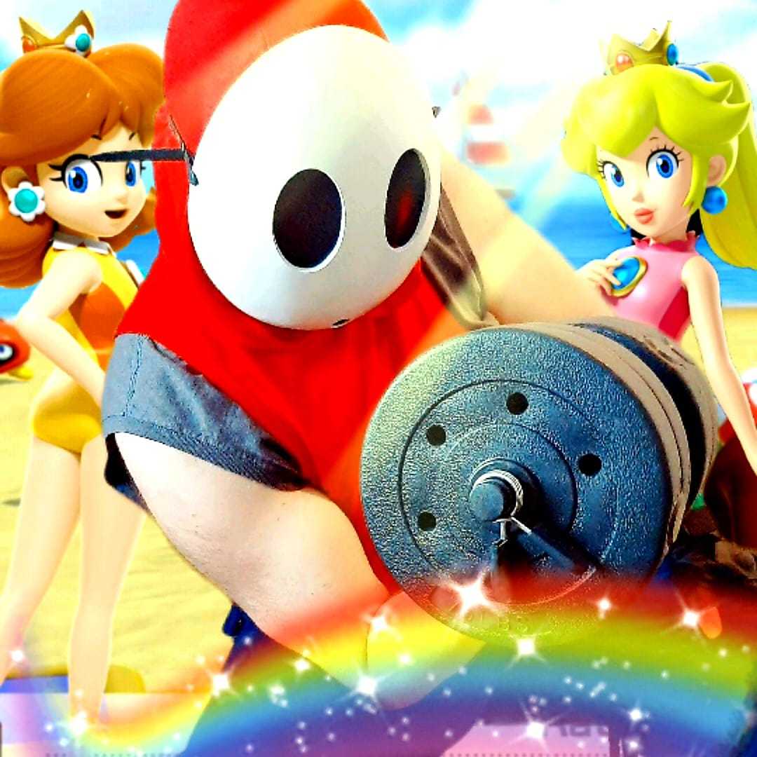 SELF Shy Guy getting buff and the princesses seem to approve! | Scrolller
