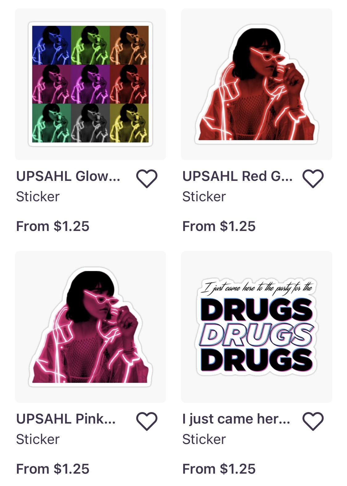 Selling some UPSAHL stickers on RedBubble! Check my comment for more