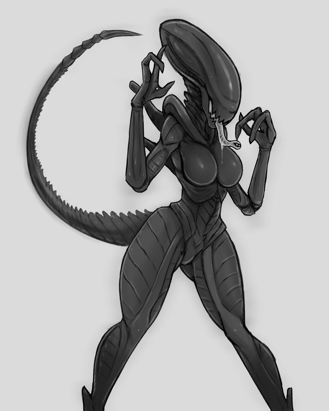 Sexy xenomorph (unreal cereal) Scrolller.