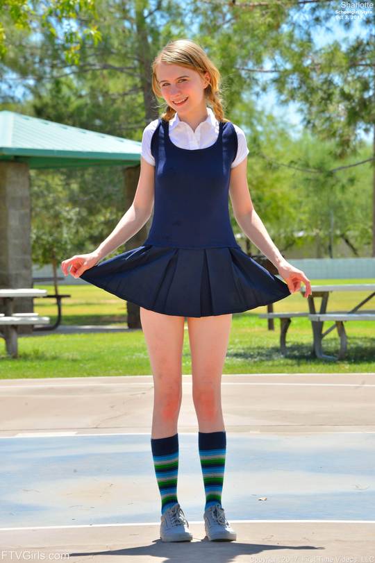 Sharlotte A K A Charlotte Carmen Schoolgirl Style Scrolller