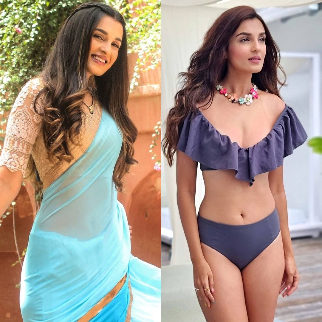 Shiny Doshi Saree Vs Bikini Indian Tv Actress Scrolller