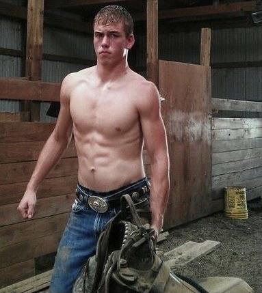 “Shirtless cowboy in the barn” | Scrolller