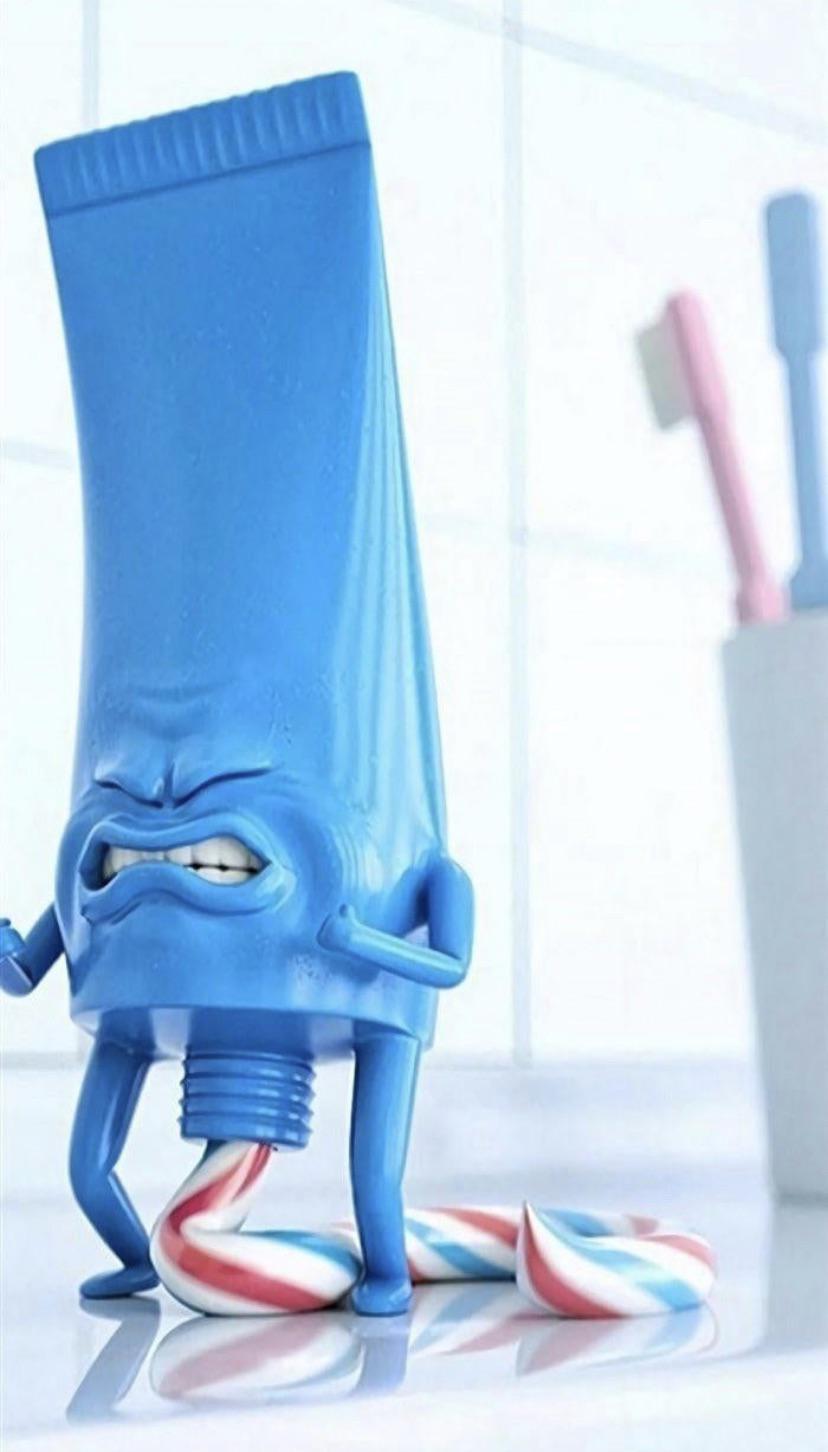 shitting toothpaste Scrolller
