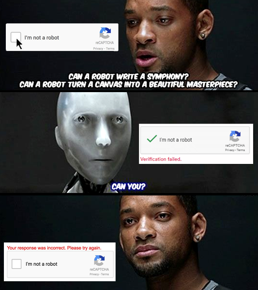Shut up, google, I am not a robot Scrolller