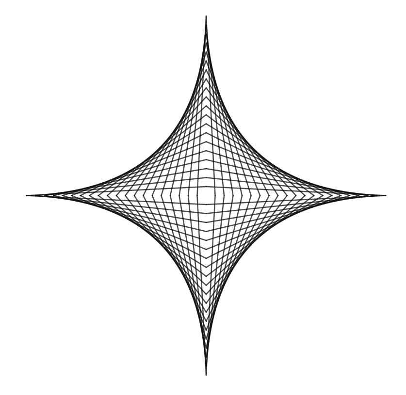 Simple construction using only straight lines | Scrolller